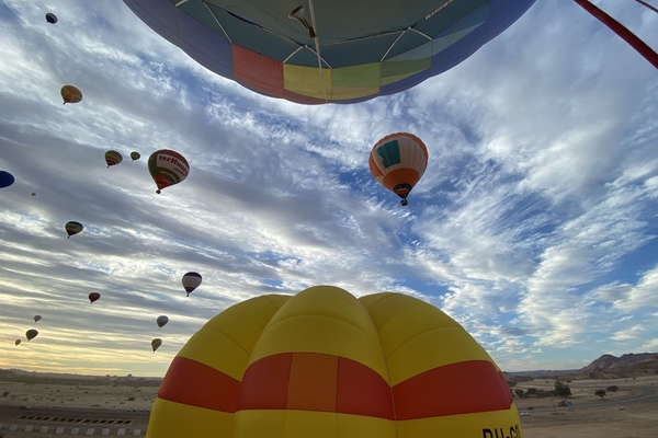 Ballonvaren Winter at Tantora