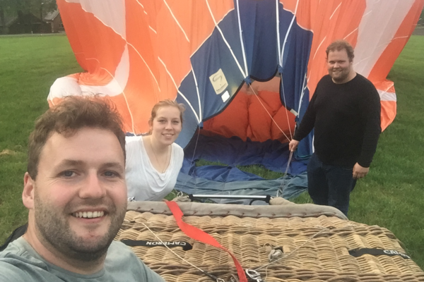 Ballonvaart van Laren naar Enter